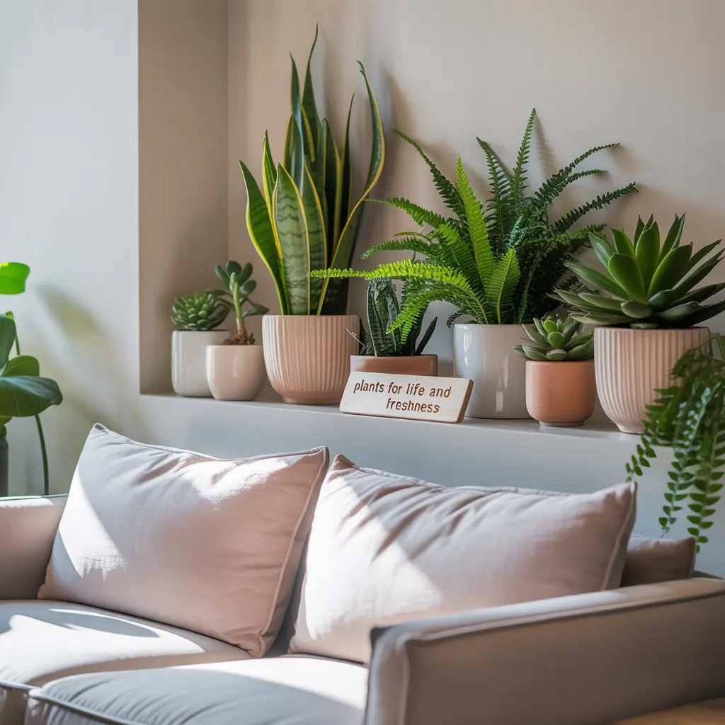 Add Plants for Life and Freshness