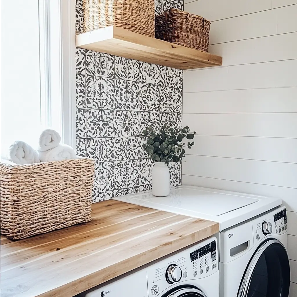 Add Wallpaper or Peel-and-Stick Tiles