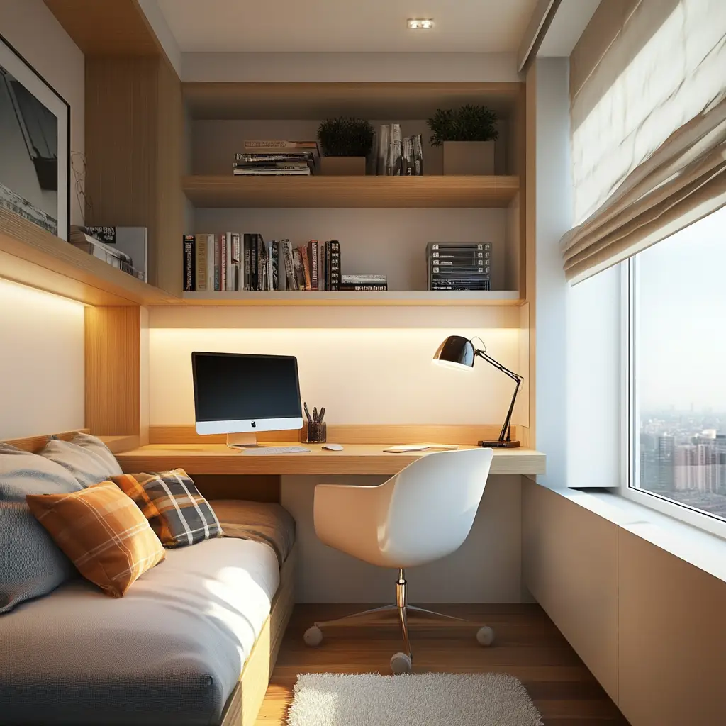 Add a Compact Desk