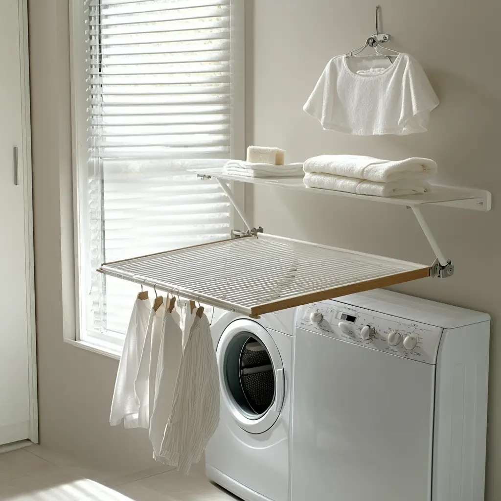 Add a Fold-Down Drying Rack