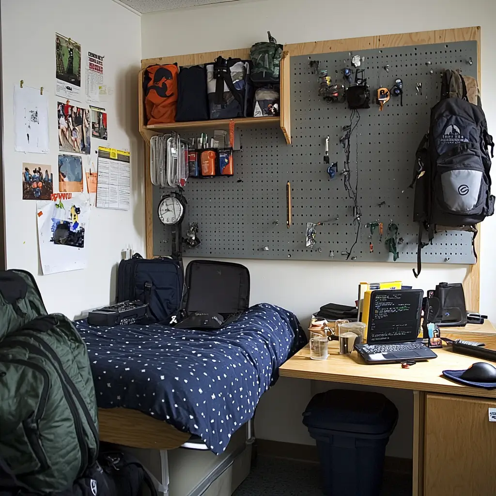 Add a Pegboard for Storage