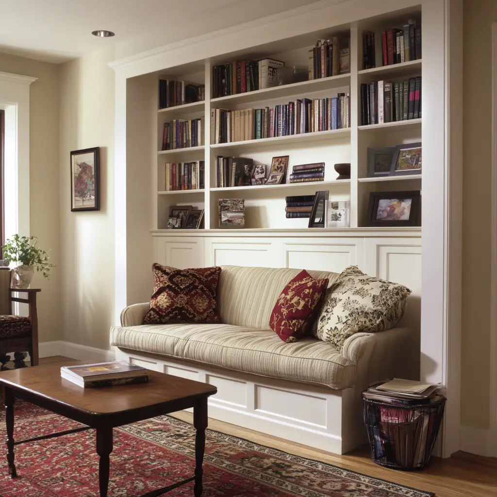 Built-In Bookshelves