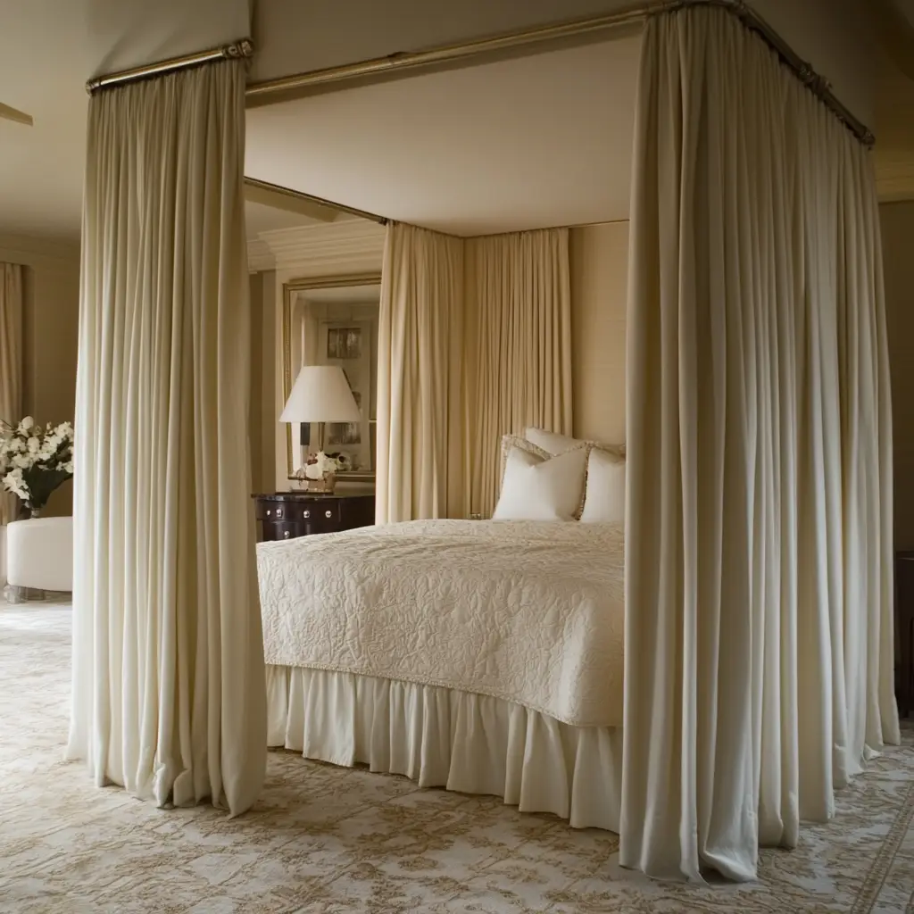 Canopy Beds With Curtains