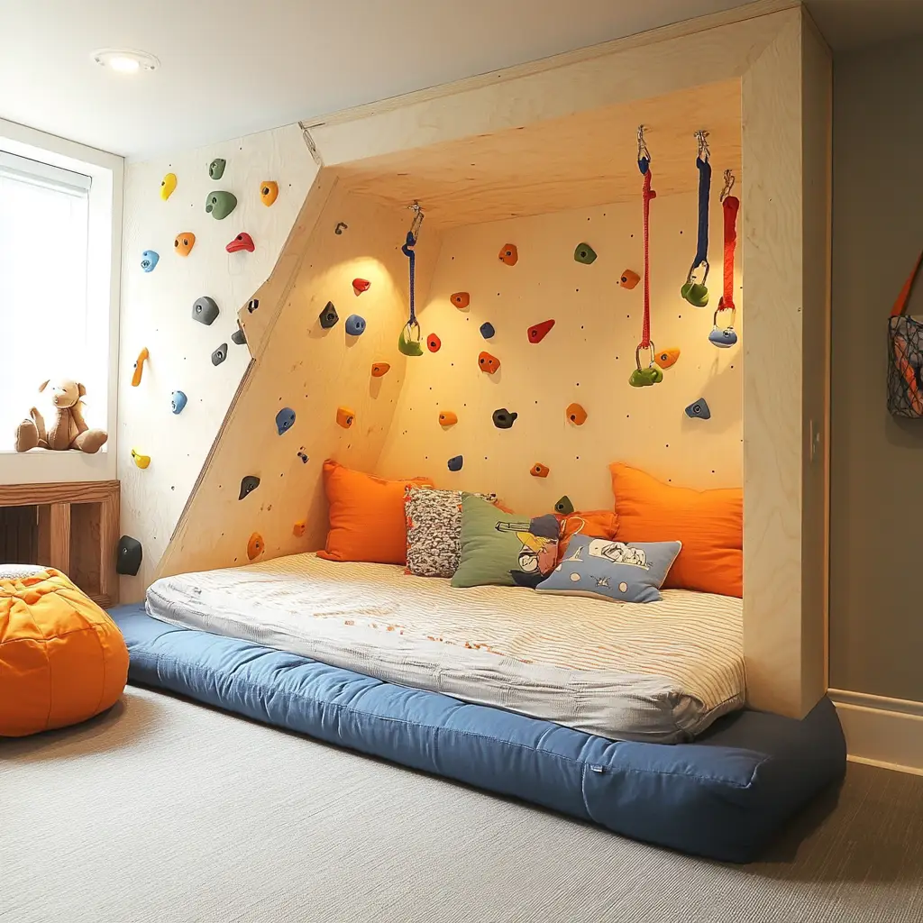 Climbing Wall or Indoor Play Features