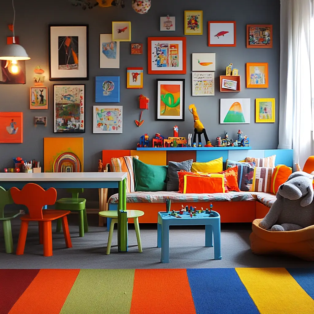 DIY Art Display Wall