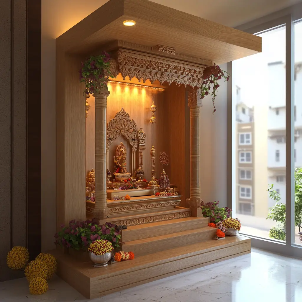 DIY Mandir with Personal Touch