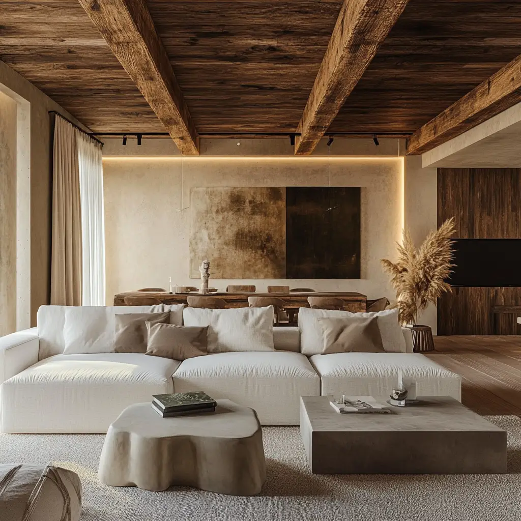 Earthy Tones and Natural Materials