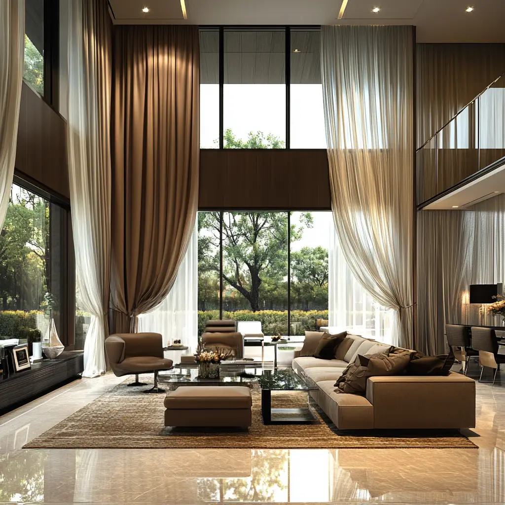 Floor-to-Ceiling Drapes