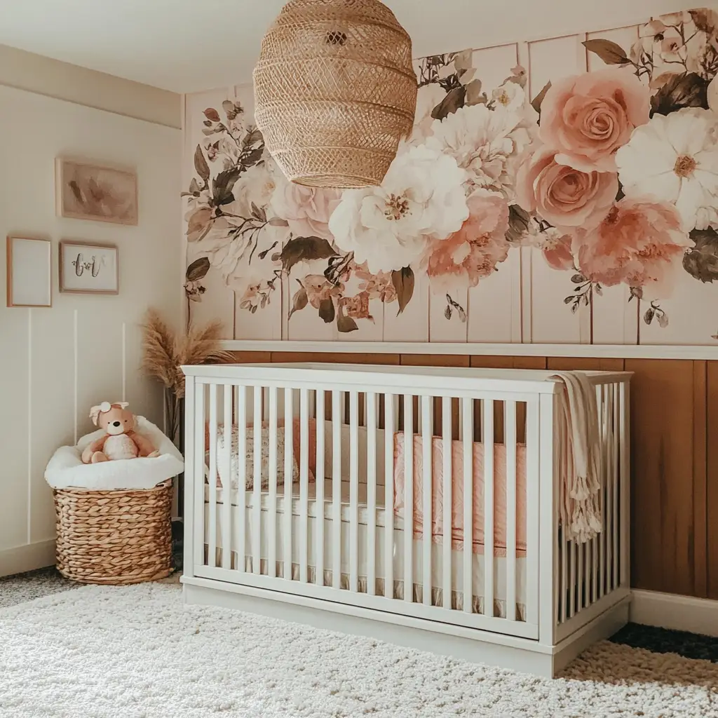 Floral Accent Wall