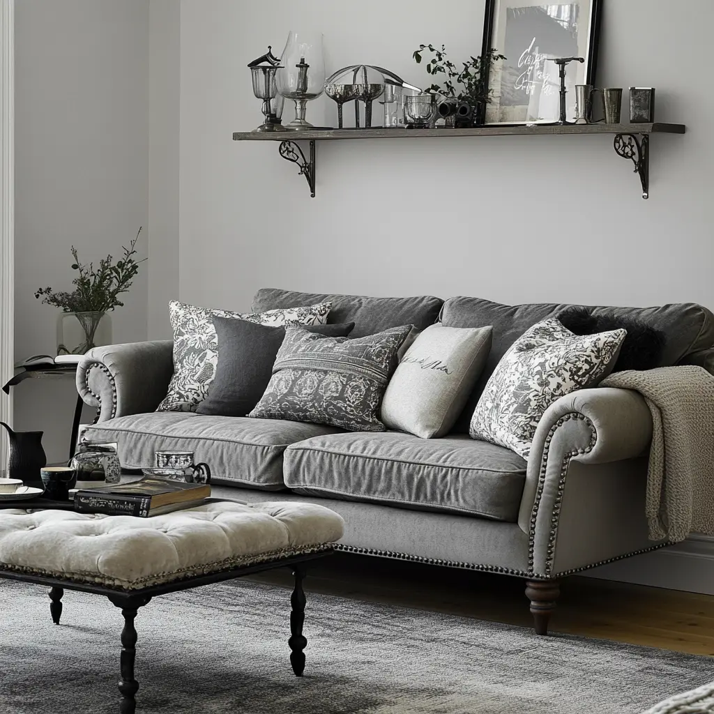 Grey and White Palette