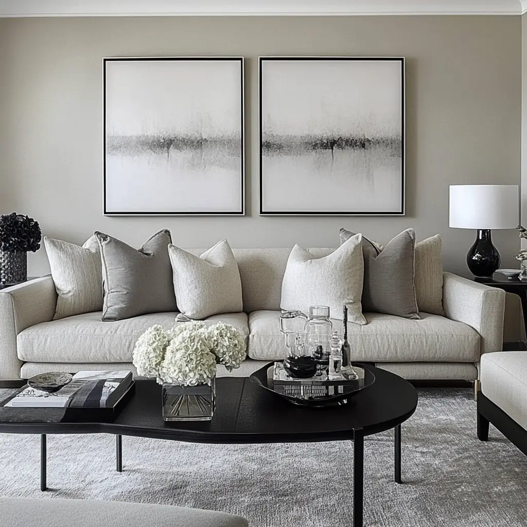 Grey with Black Accents