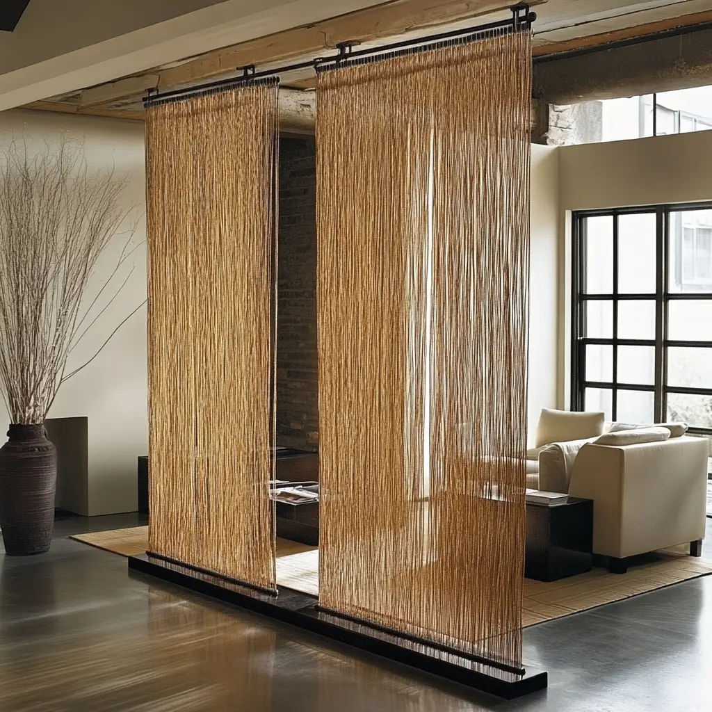 Hanging Room Divider Panels
