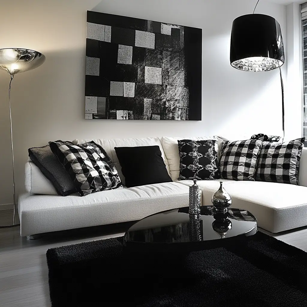 High-Contrast Black and White