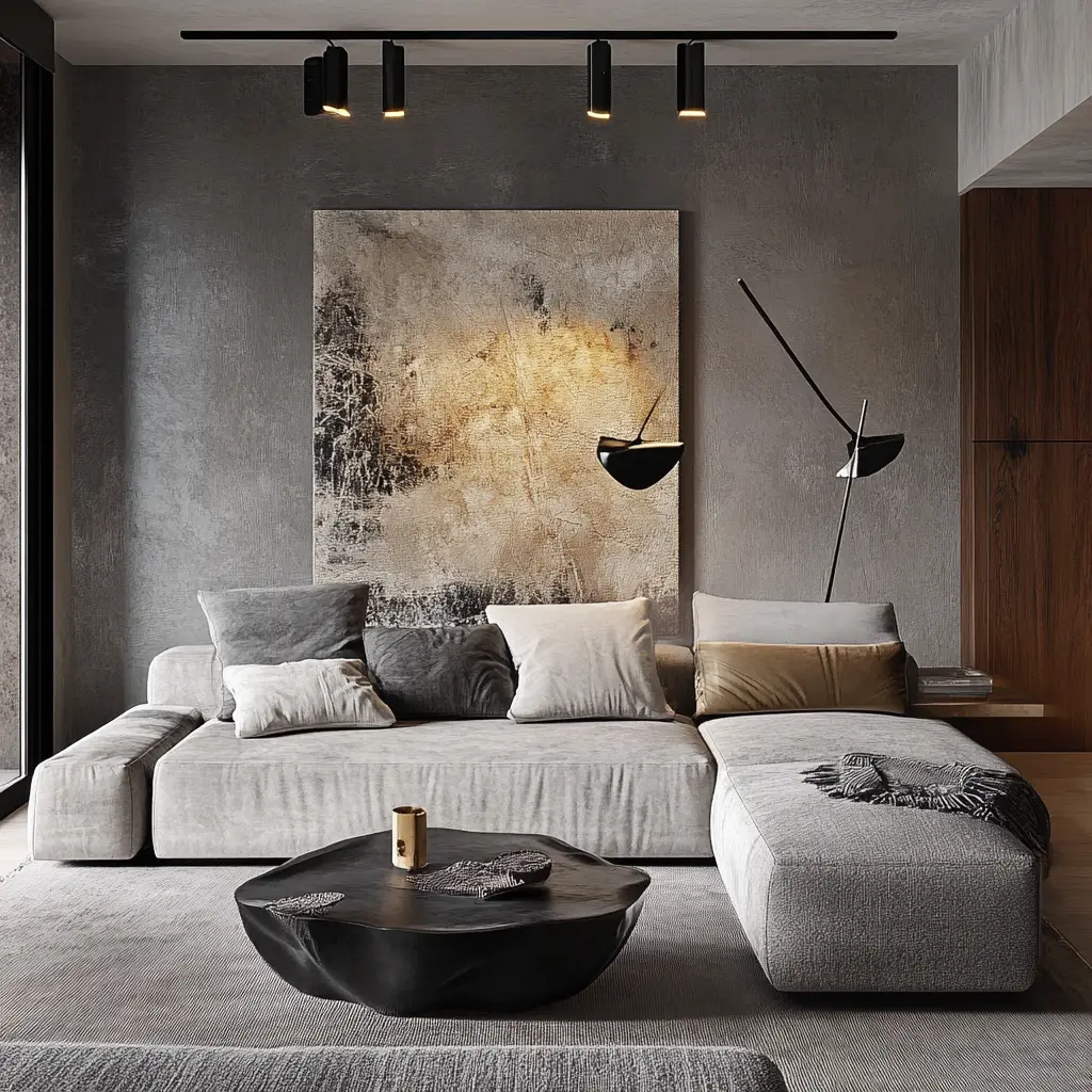 Industrial Grey Living Room