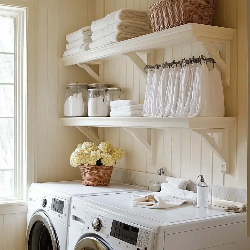 Install Wall-Mounted Shelves