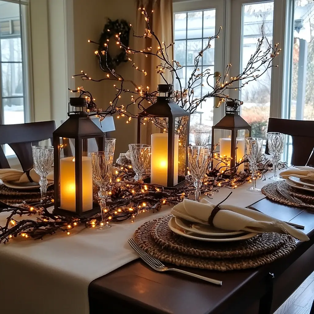 Lanterns with LED Candles