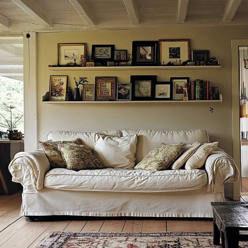 Layered Frames on a Ledge