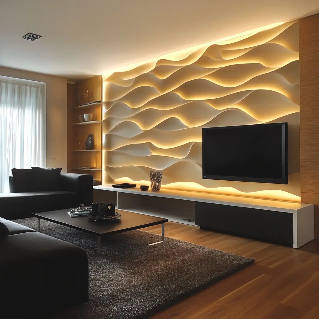 Light-Up Wall Features