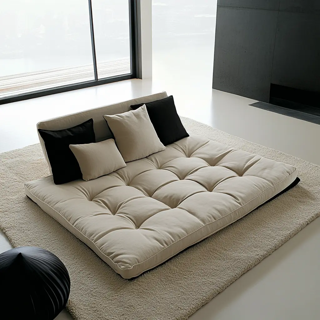 Minimalist Futon-Style Sofas