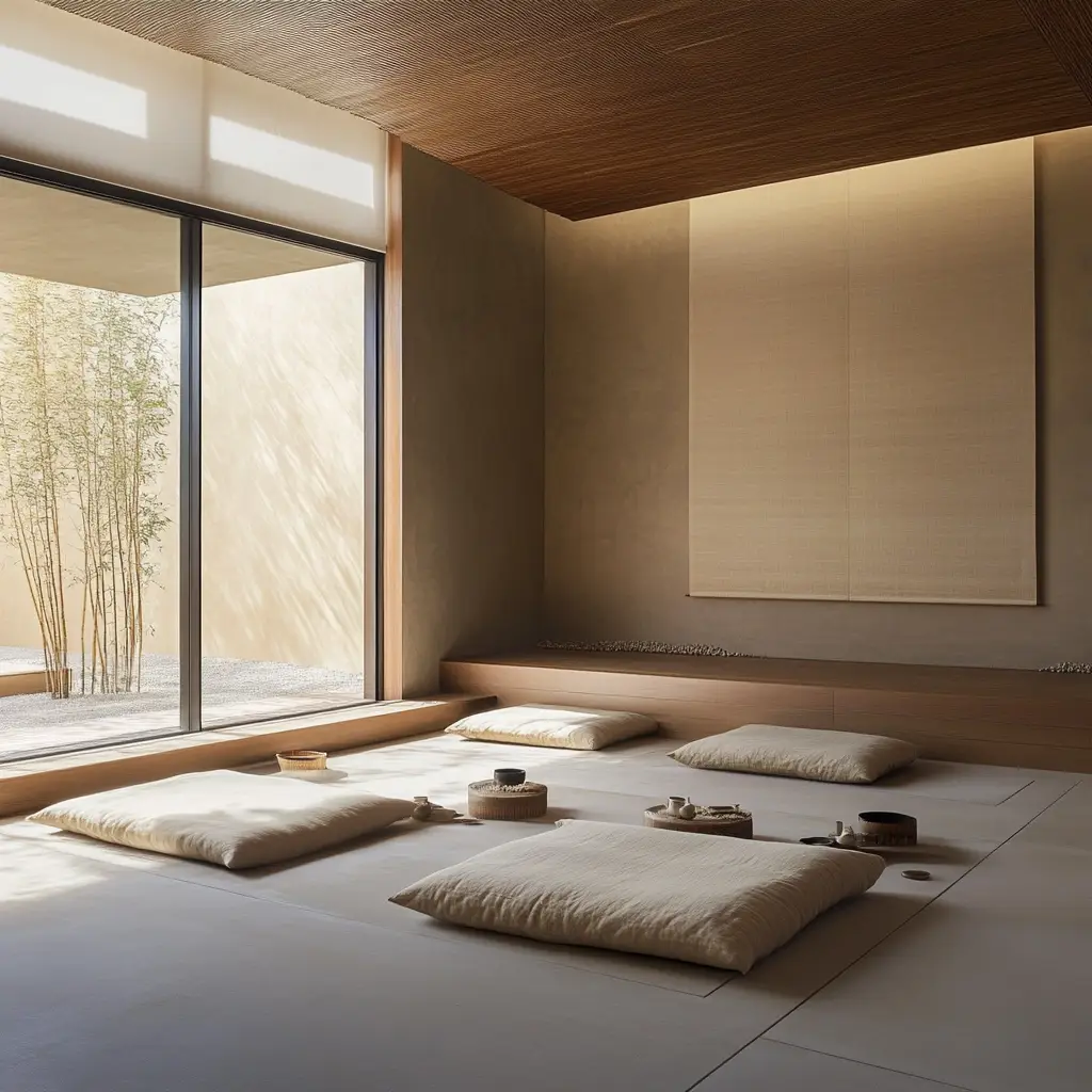 Minimalist Zen Room