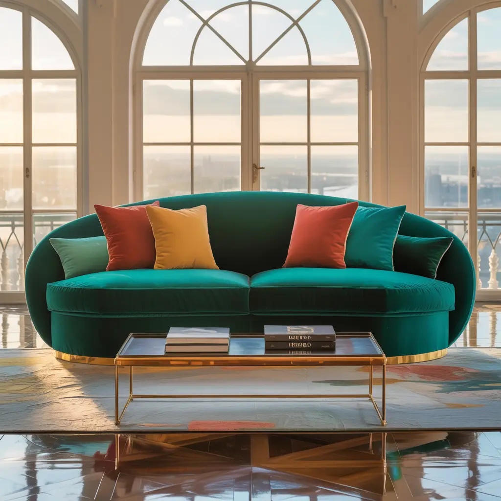 Patterned Sofa