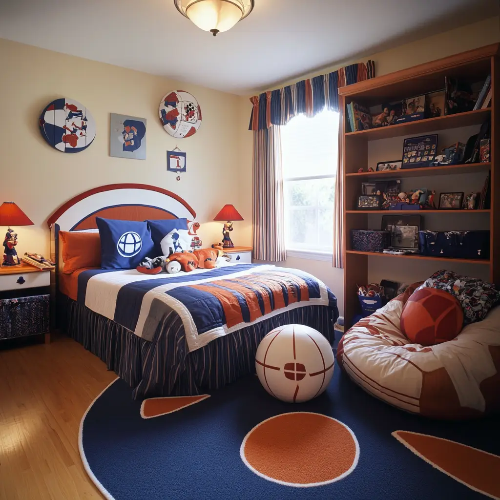 Sports-Inspired Room