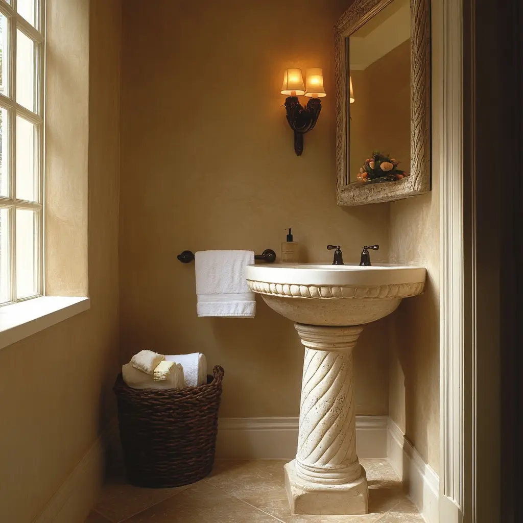 Try a Pedestal Sink
