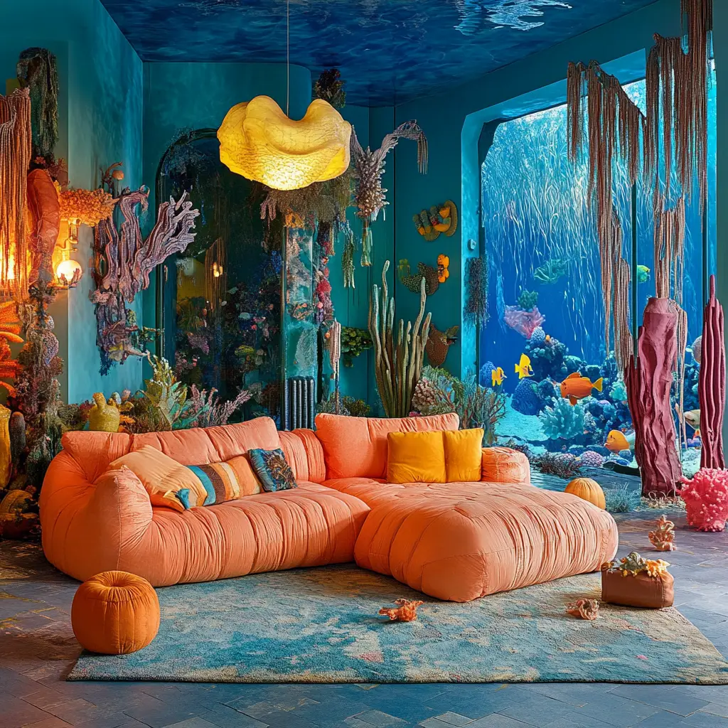 Underwater-Inspired Room
