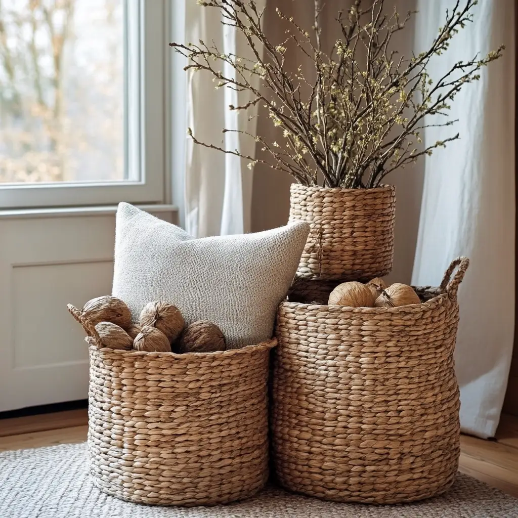  Use Decorative Baskets