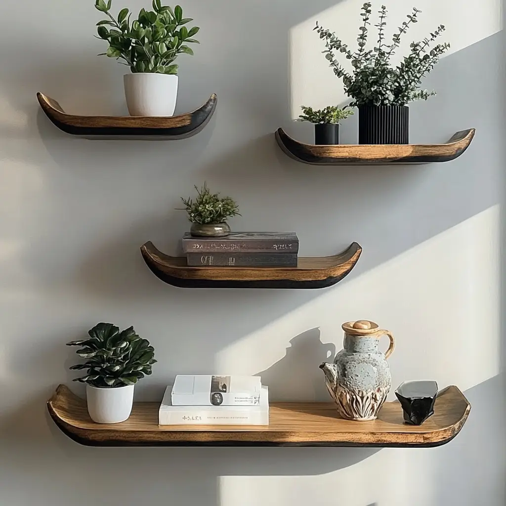 Use Floating Shelves