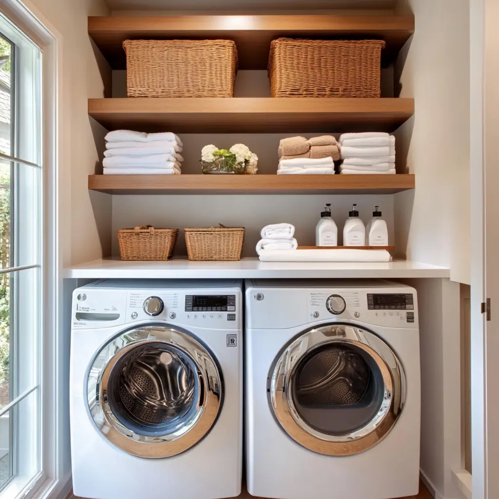 Use Wall-Mounted Shelves