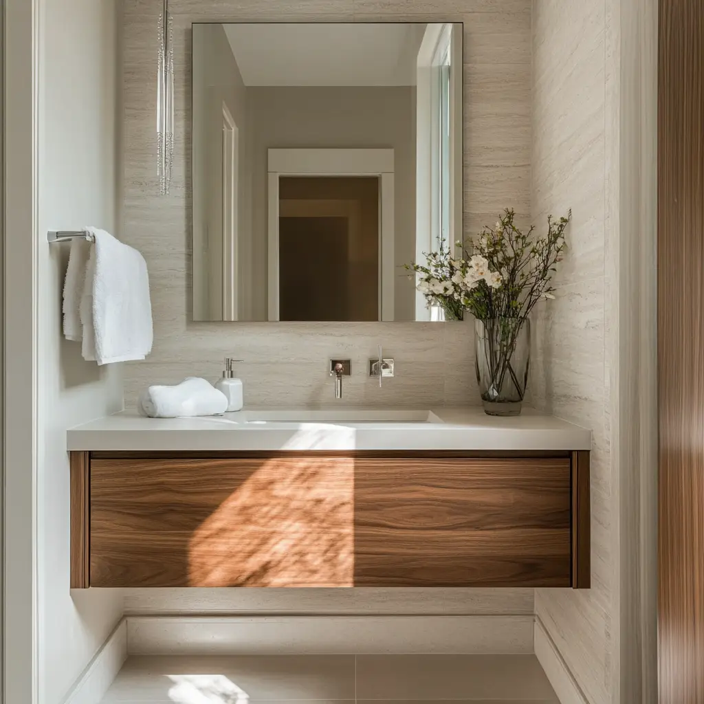 Use a Floating Vanity