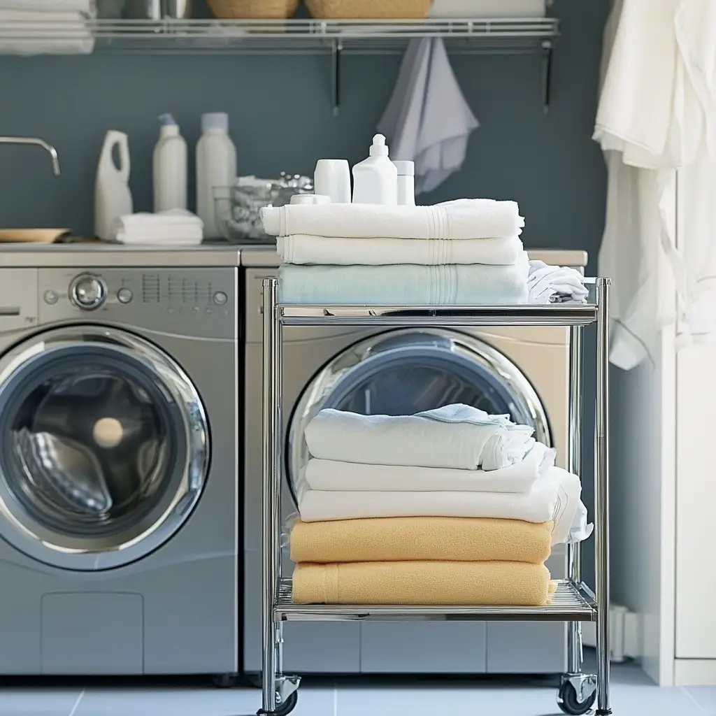 Use a Rolling Cart Between Units