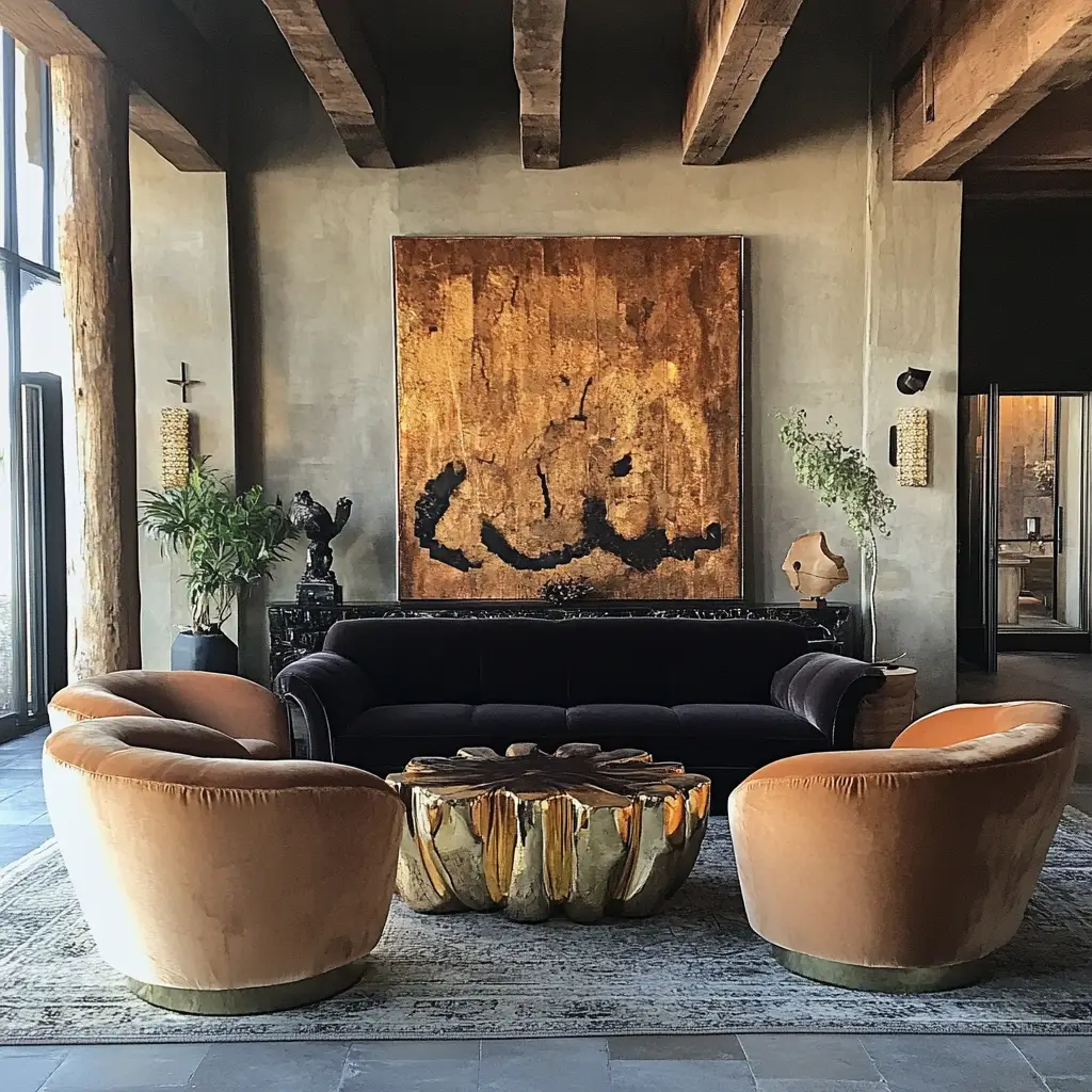 Velvet or Leather Seating