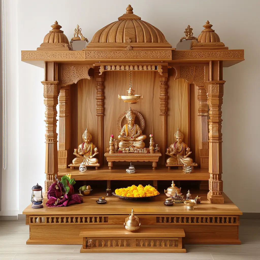 Wall-Mounted Pooja Unit