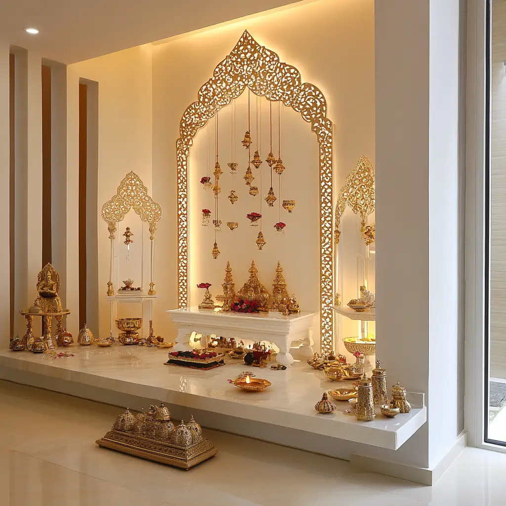 White and Gold Theme