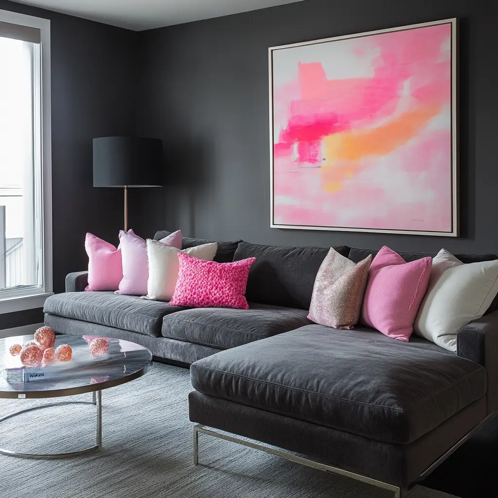 Accent with Blush Pink for Soft Sophistication