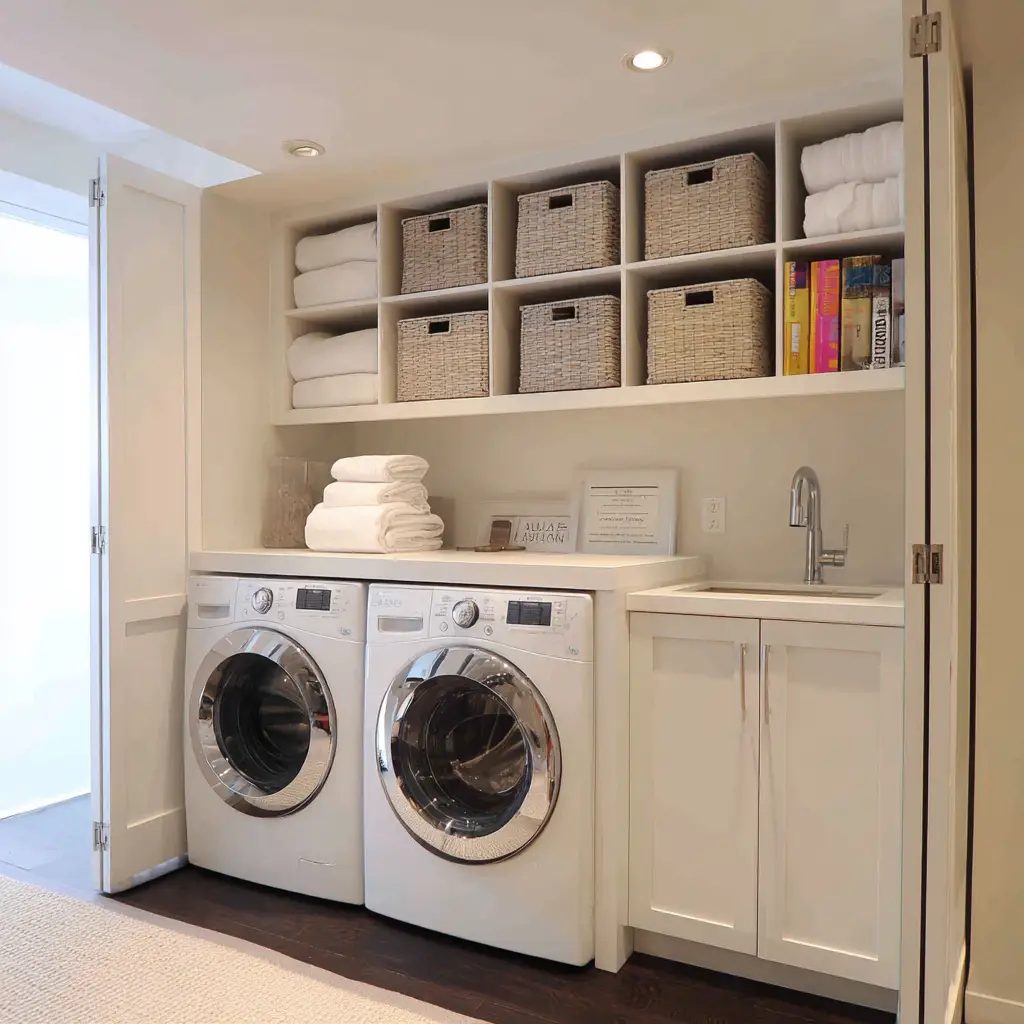 Add Cabinets for Concealed Storage
