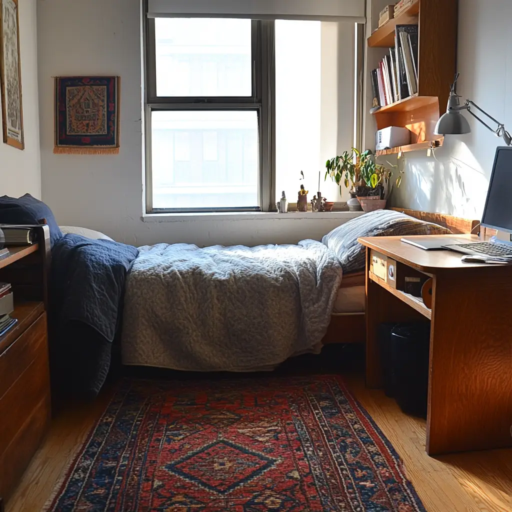 Add a Rug for Warmth
