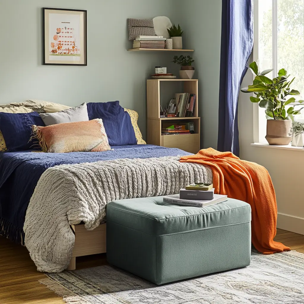 Add a Storage Ottoman