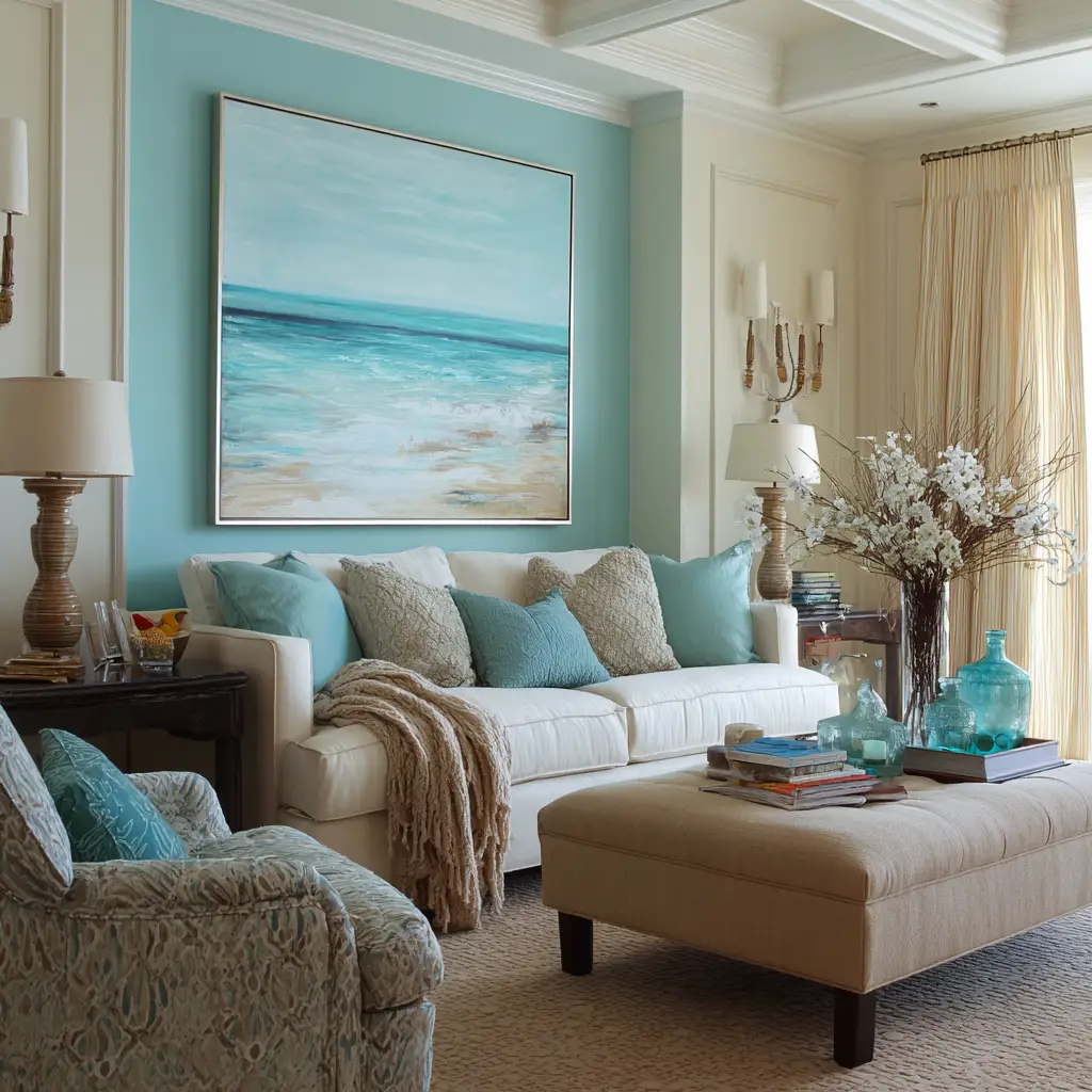 Aqua and Sand