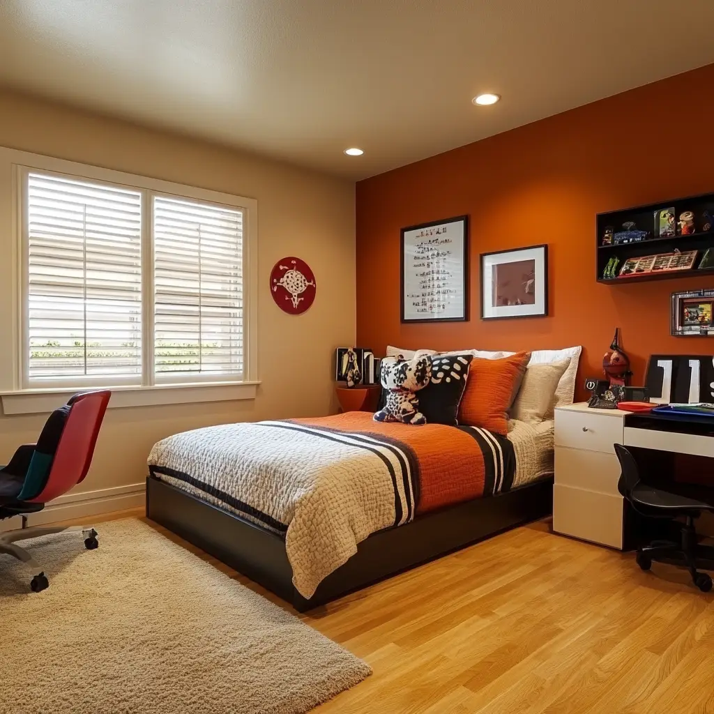 Beige and Burnt Orange Combo