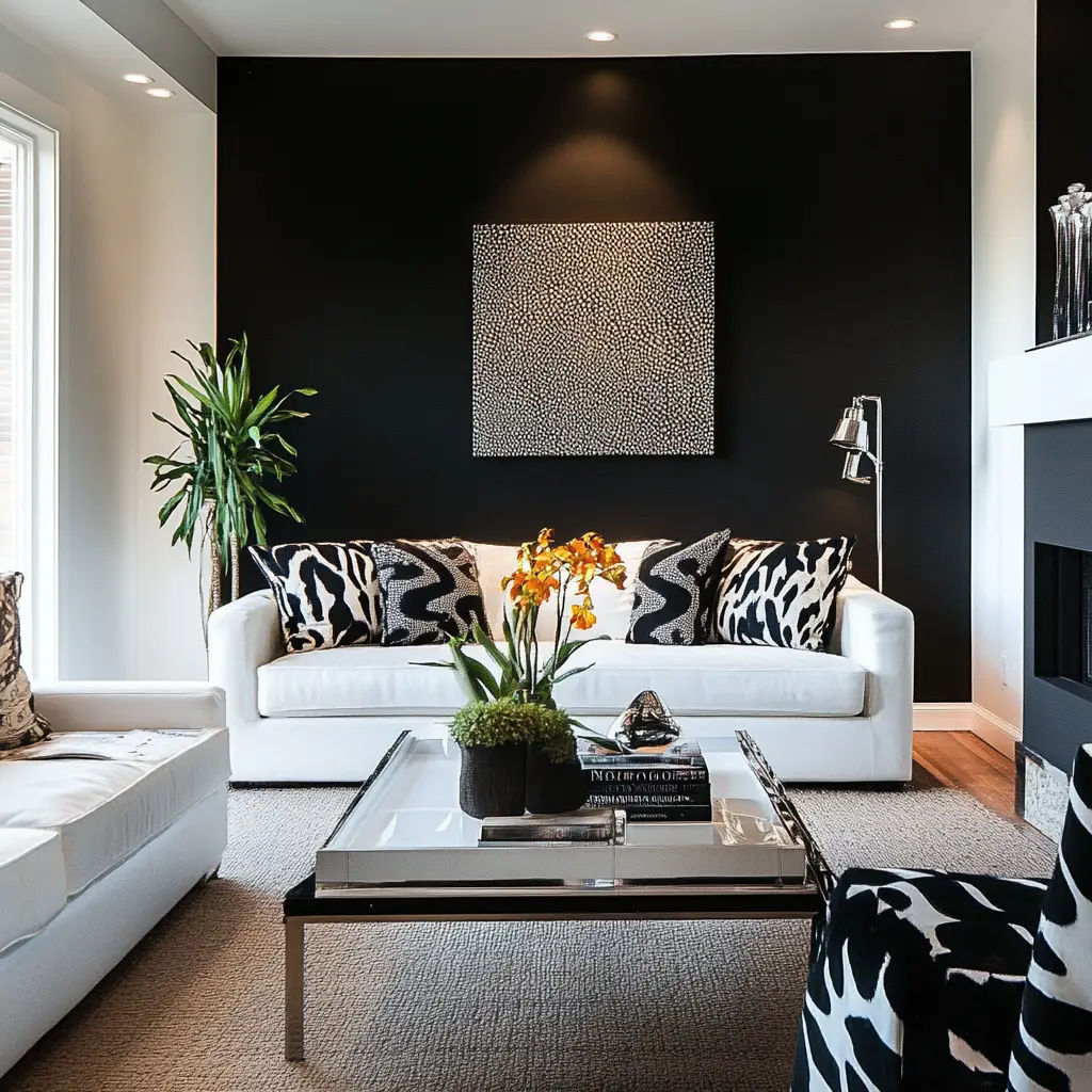 Black Accent Wall