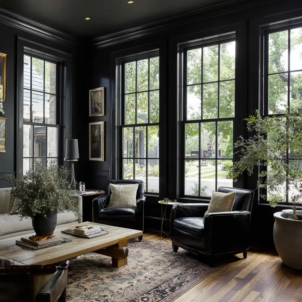 Black Framed Windows