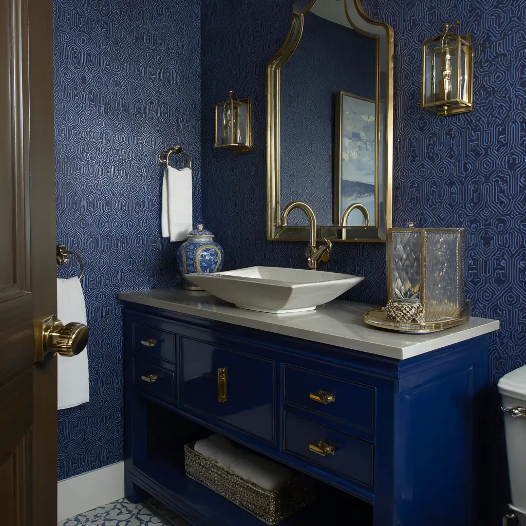 Bold Color Vanity