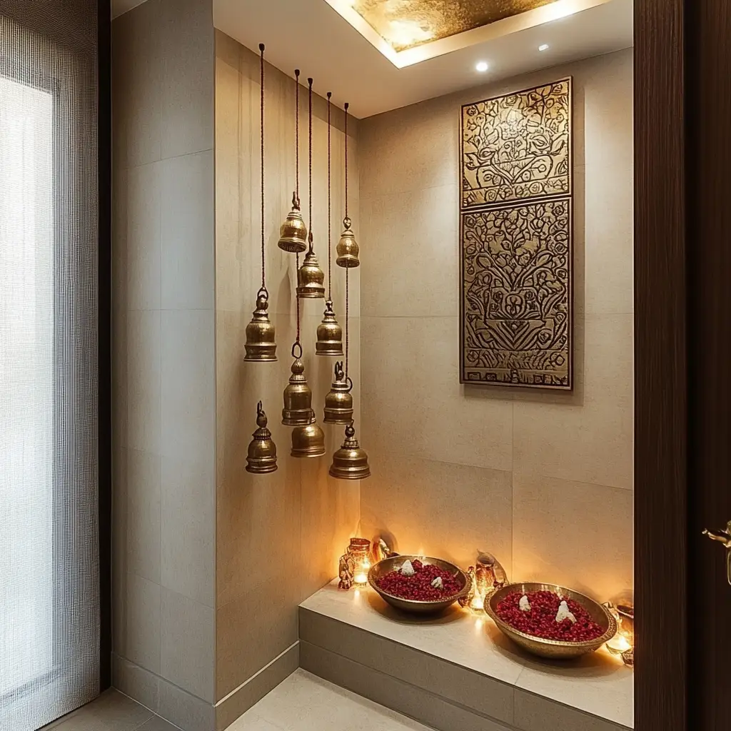 Brass and Bell Decor Accents
