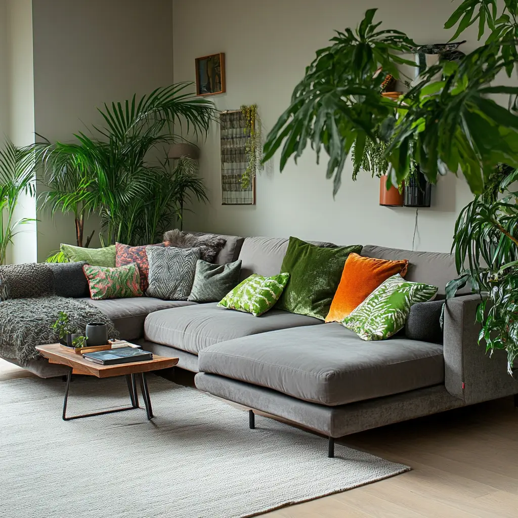 Brighten the Space With Greenery