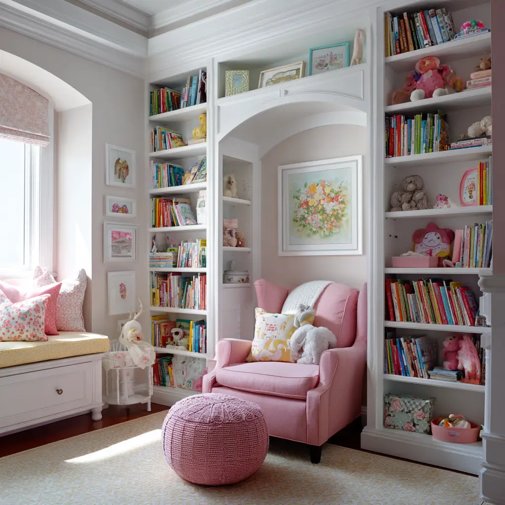 Built-In Bookshelves