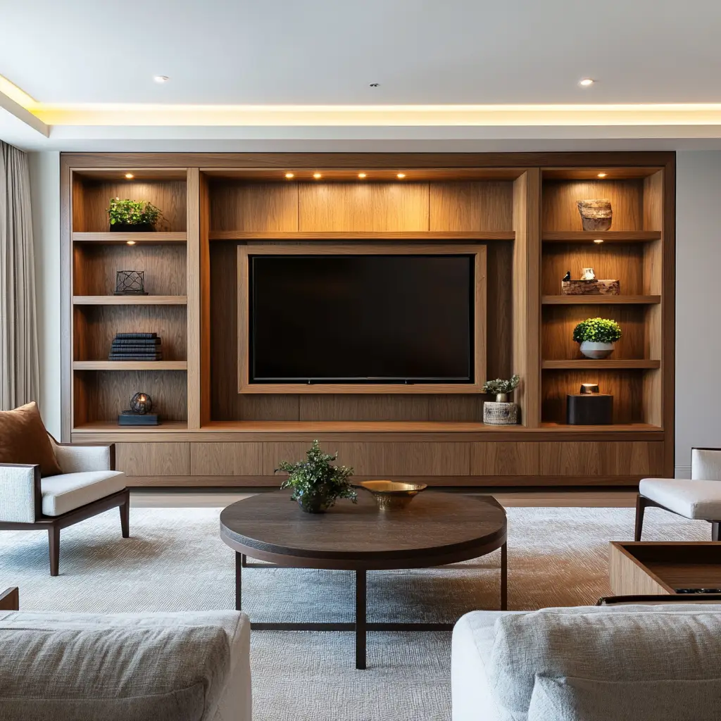 Built-In Shelving Surround
