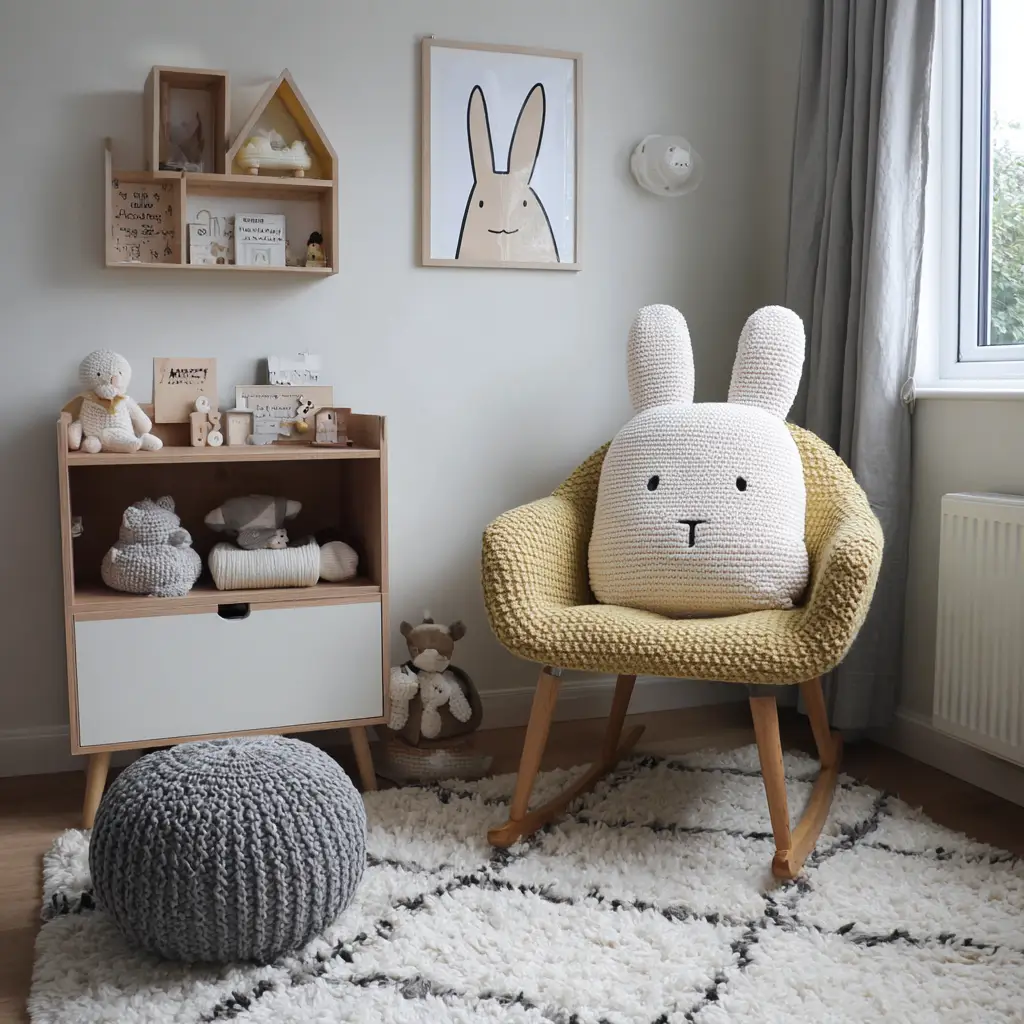 Bunny-Themed Baby Corner